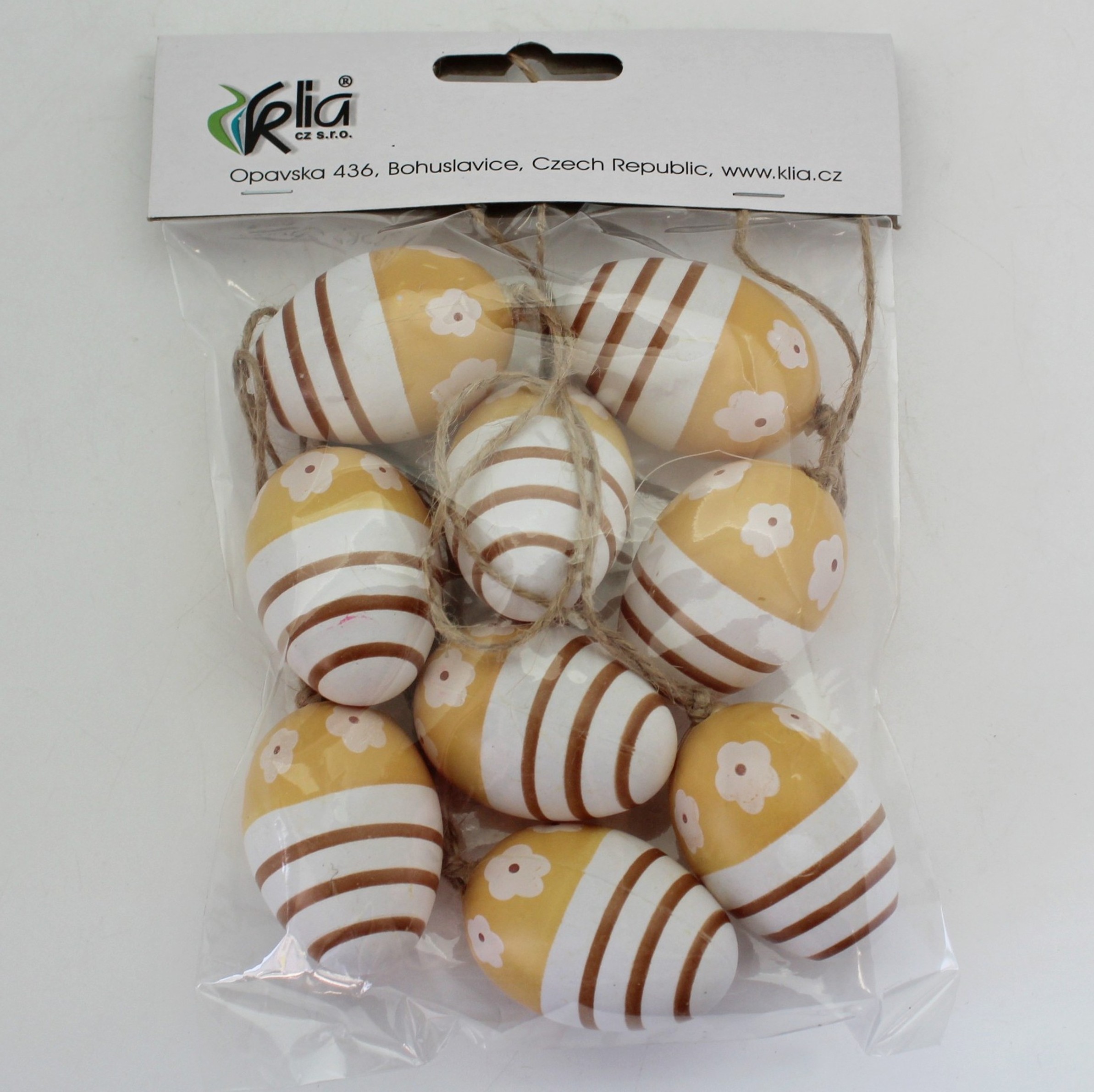 Vajíčka závěs plast pr.5cm mix S/9