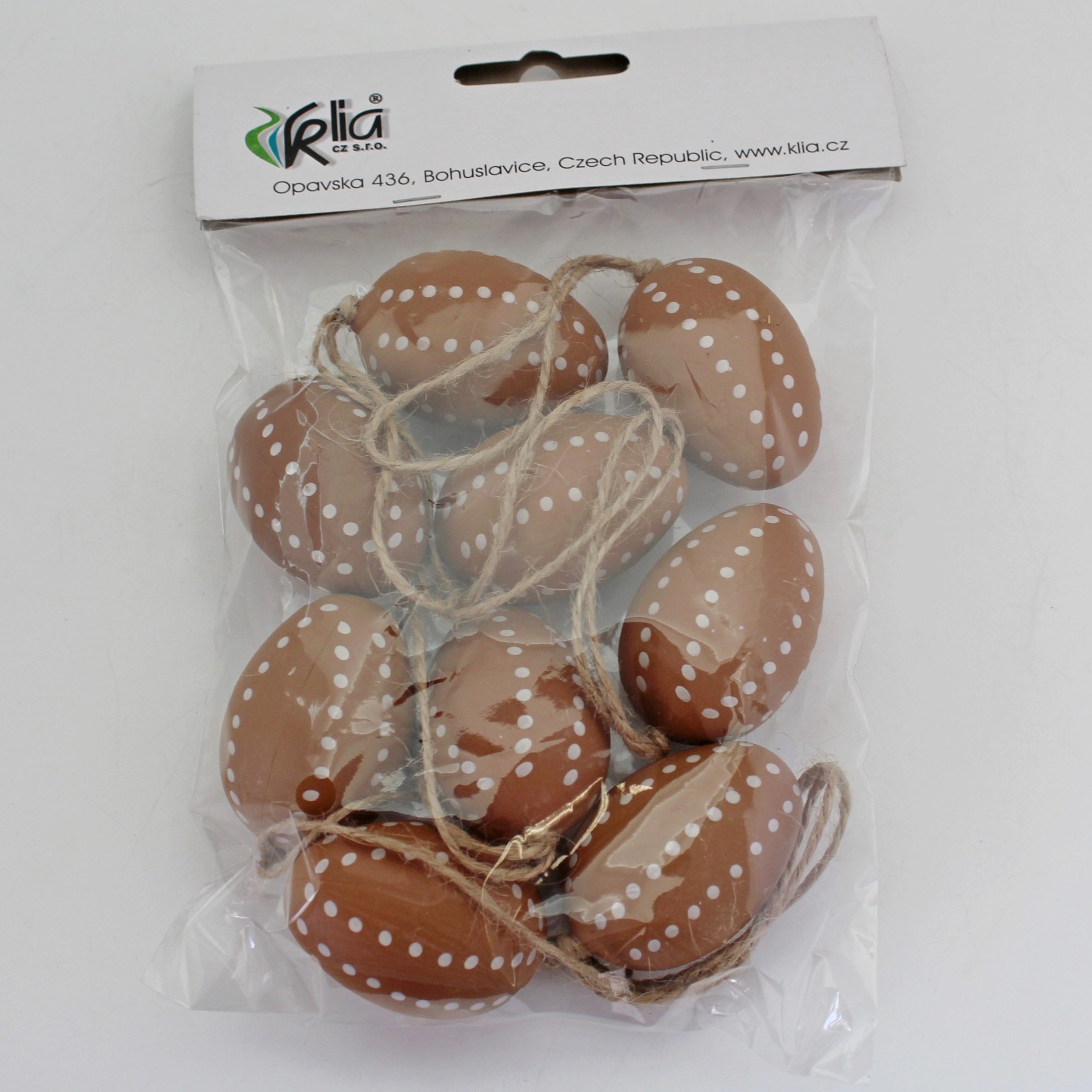 Vajíčka závěs plast pr.5cm S/9 mix