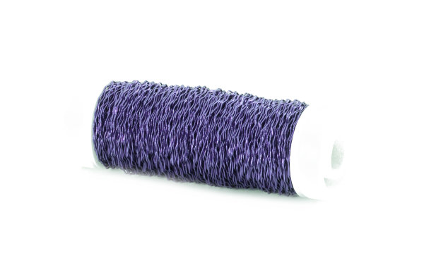 Drát na cívce vlnka 0,3mm levandule 25gr