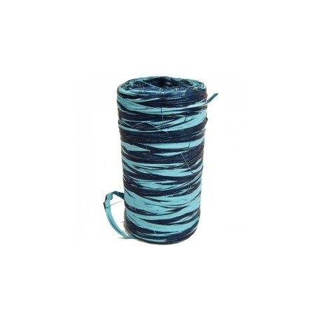 Rafia bicolor 50m modro - tyrkysová