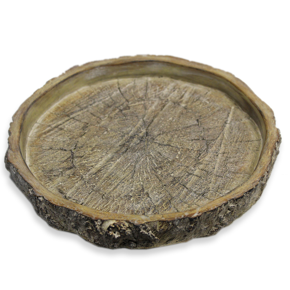 Tác beton  wood pr.38x4,5cm hnědý