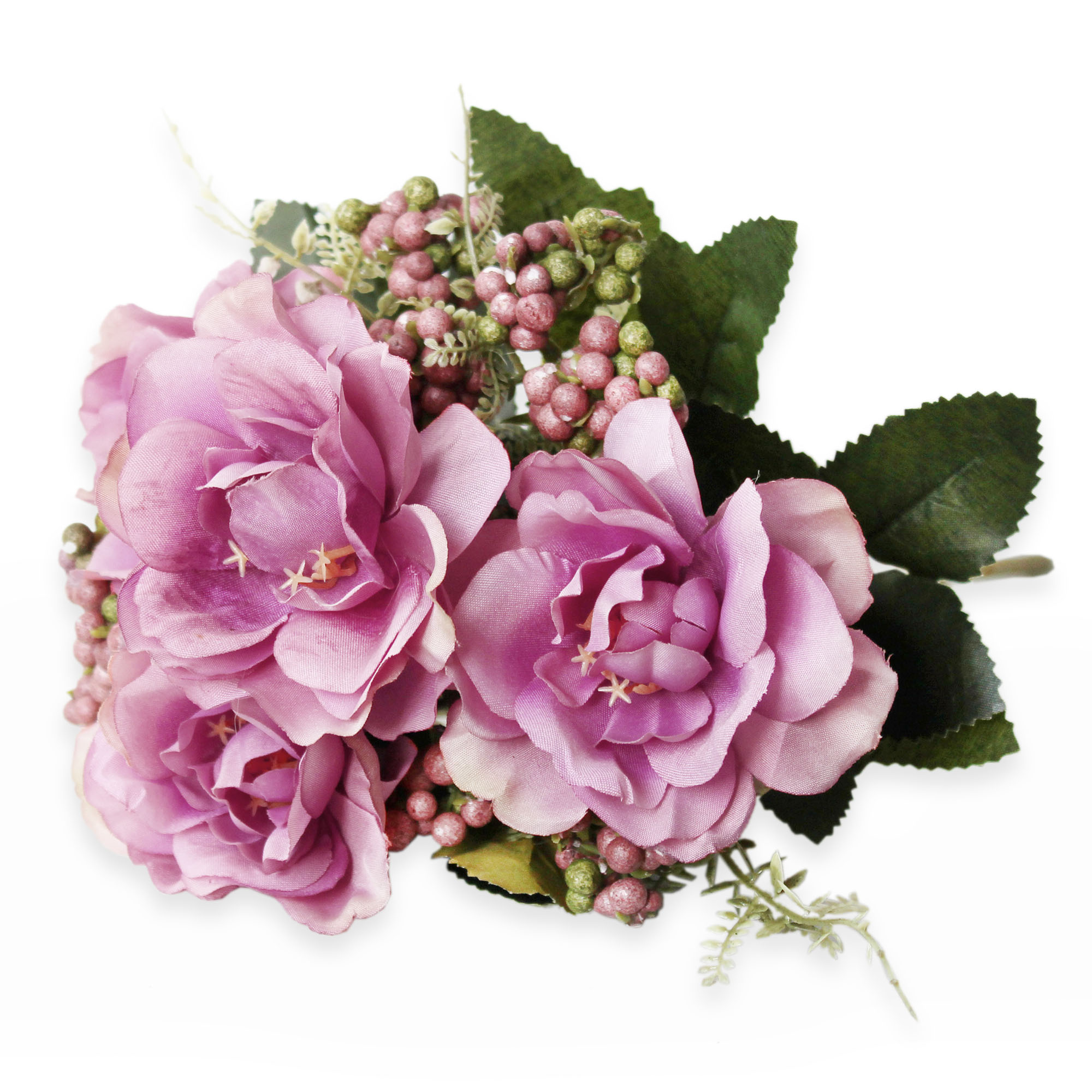 Kytice mix umělá v.31cm fialová