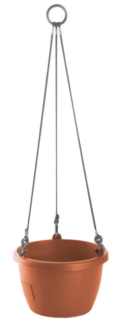 PK květináč Marina pr.20x12cm terakota samozavl. závěs