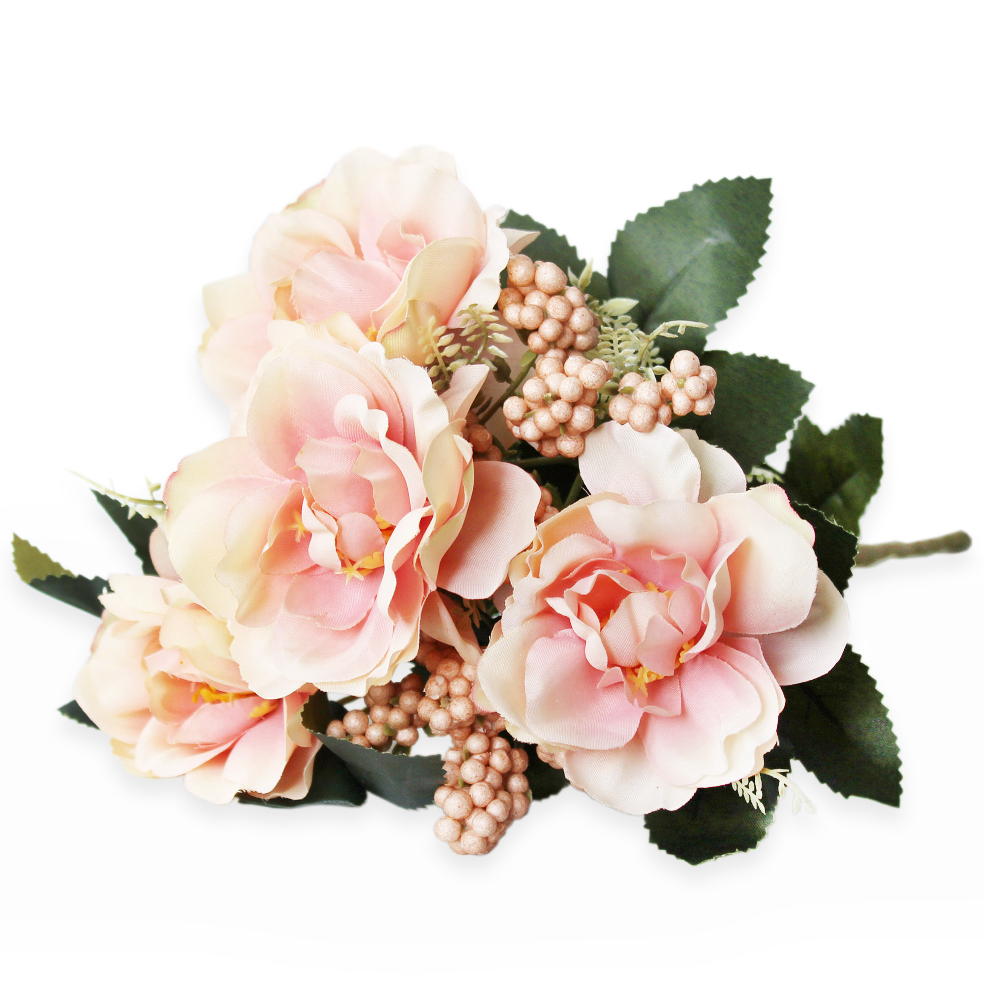 Kytice mix umělá v.31cm starorůžová