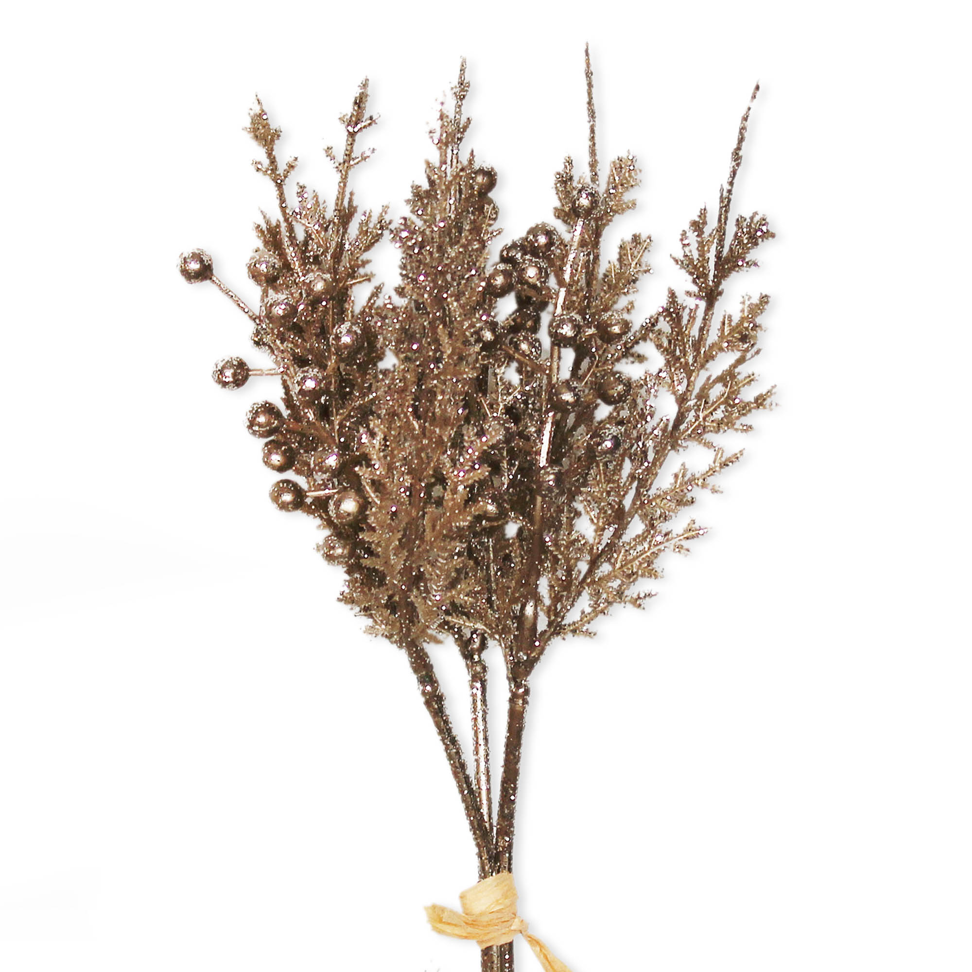 Zápich tráva umělá 33cm šampáň