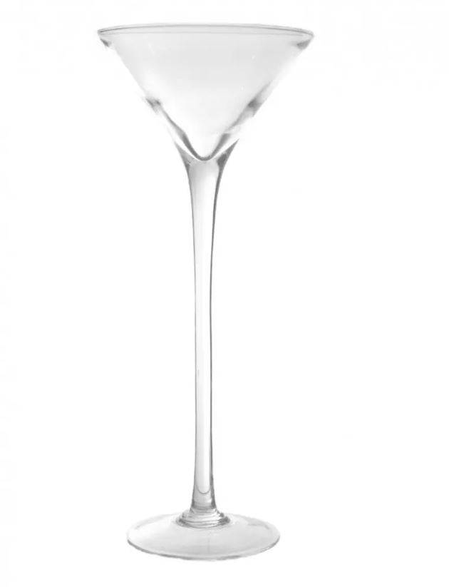 Sklo číše Martini v.40x17cm čirá