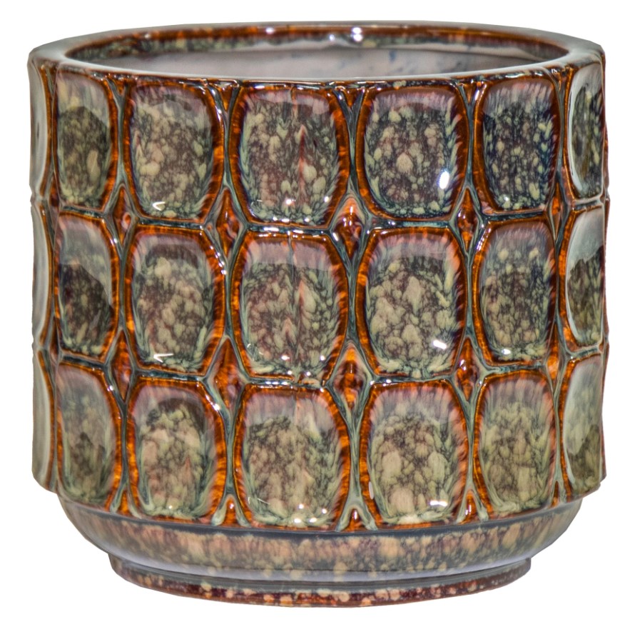 KER obal Viva brown pr.12,5x11cm keramika