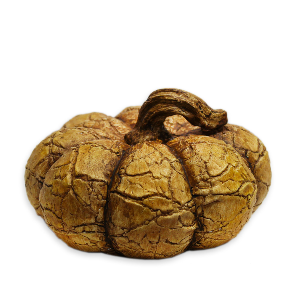 Dýně polyresin 13cm hnědá