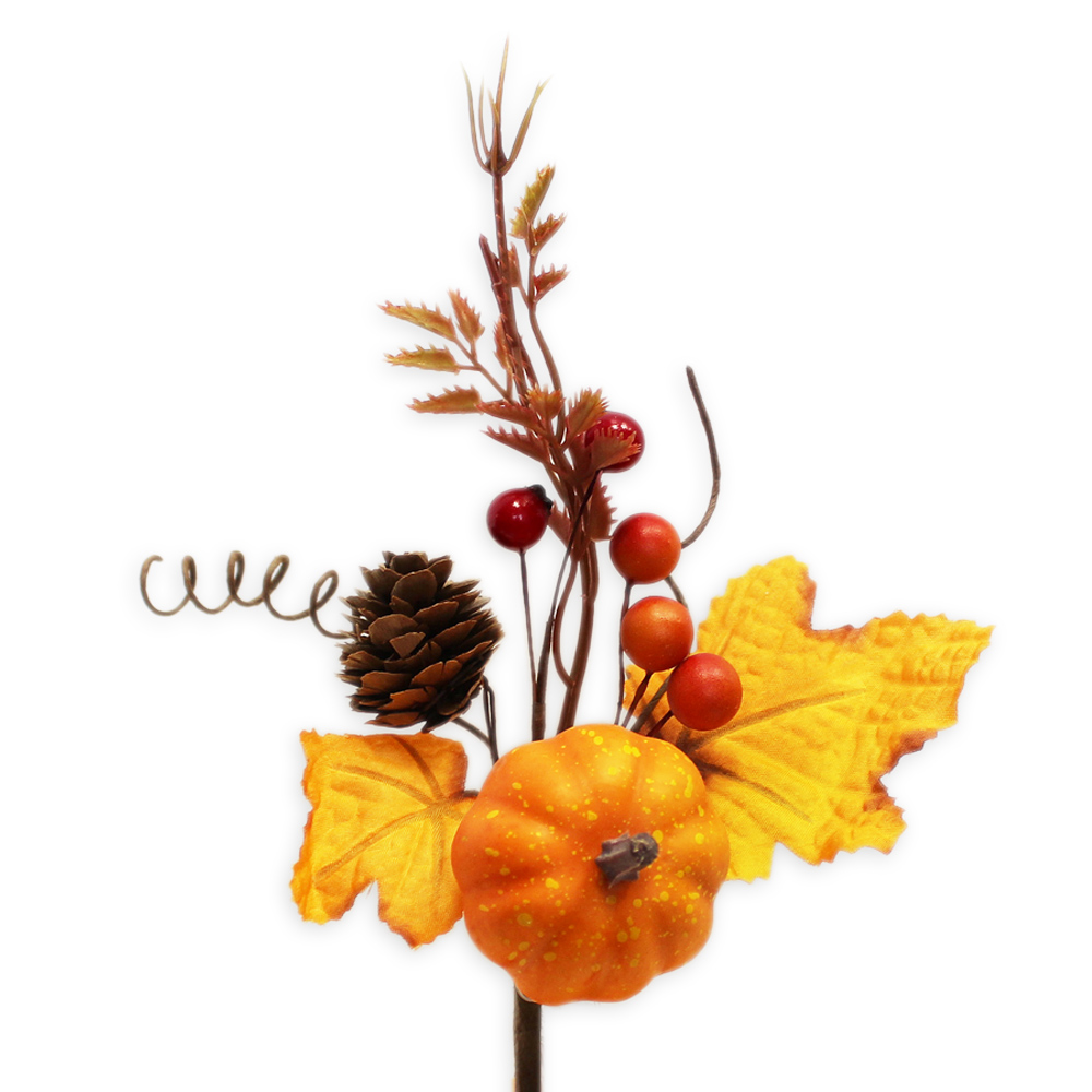 Zápich podzim v.20cm oranžový