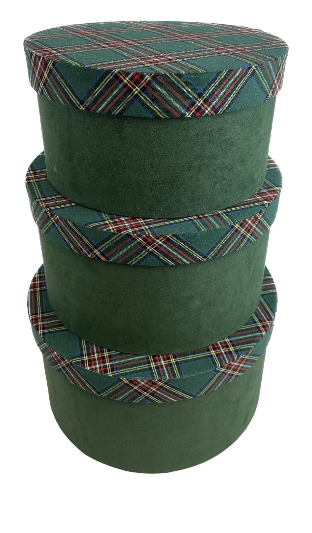 Flower boxy Kostka zelená pr.26-21cm S/3