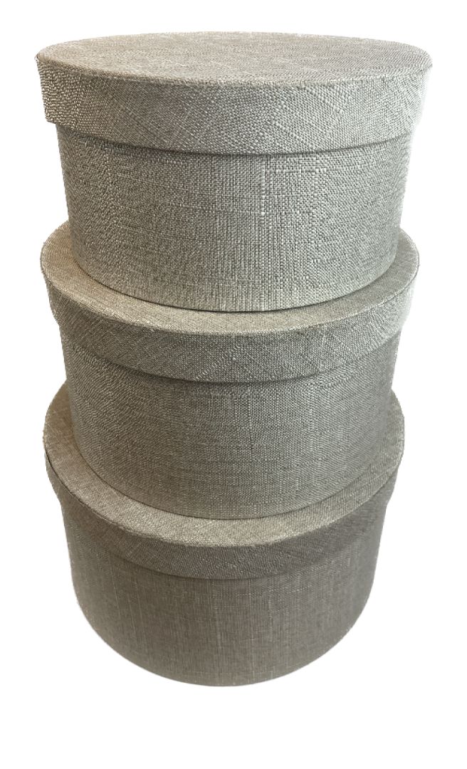 Flower boxy Beige pr.26-21cm S/3