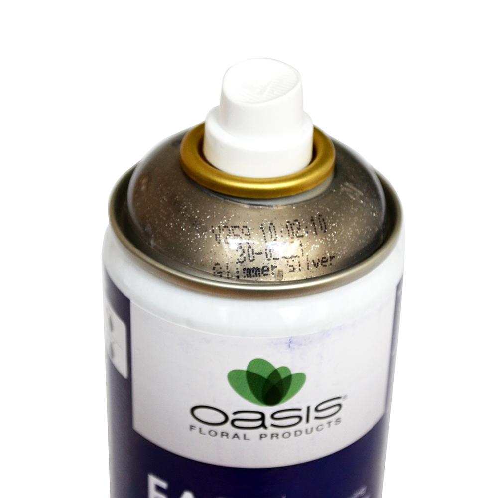Oasis Glimmer spray 400ml metalický stříbrný třpytky