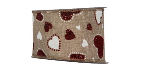 Stuha Happy Valentine š.63mmx10m