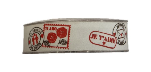 Stuha San Valentino š.25mmx15m white