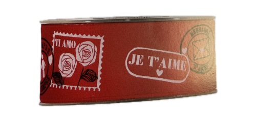 Stuha San Valentino š.40mmx15m red
