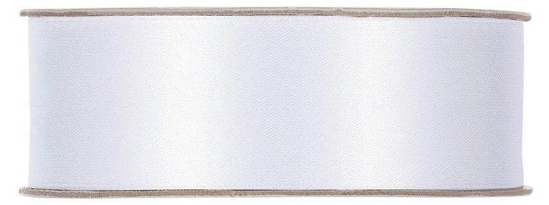 Stuha Raso white š.25mm/50m