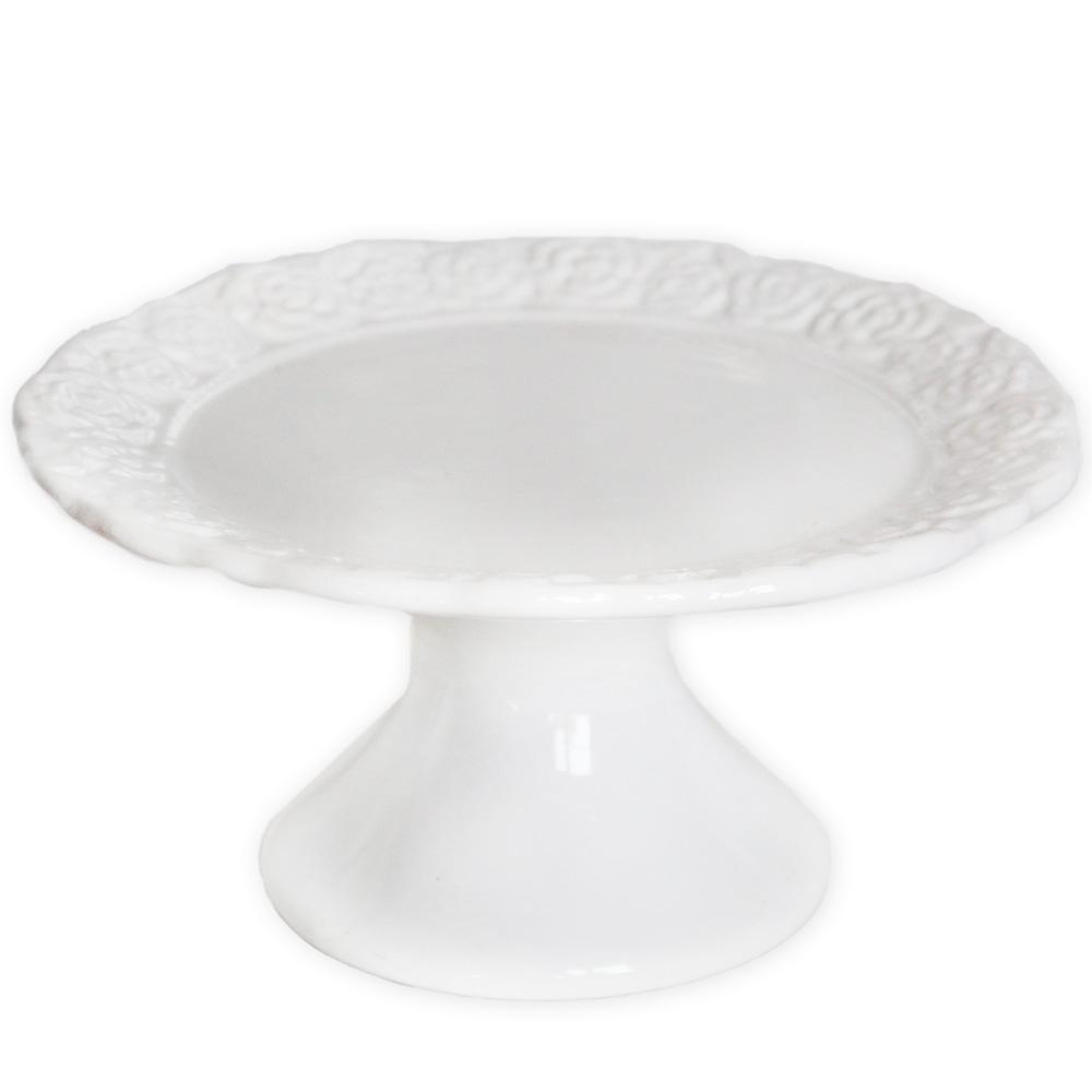 KER podnos porcelán pr.20x10cm bílý