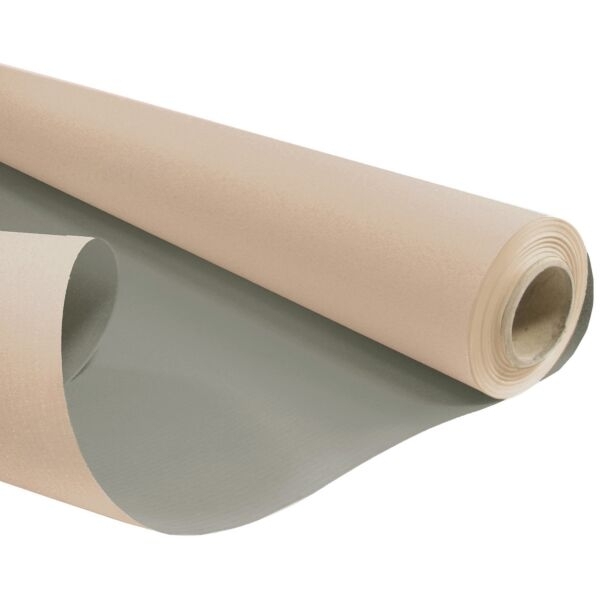 Papír kraft růžová/šedá role 0,79x40m