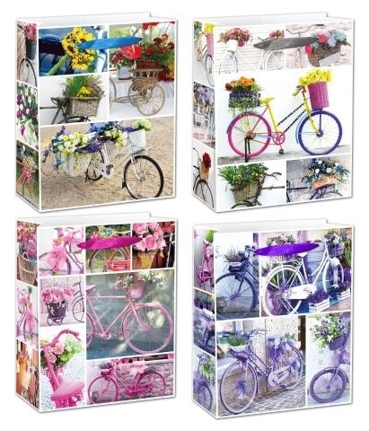 Taška papír malá retro kola mix