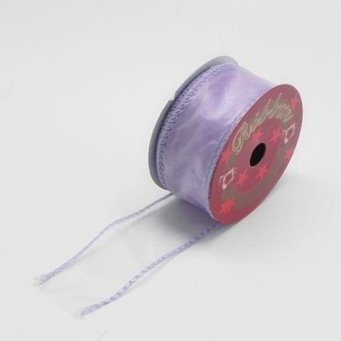 Stuha organza š.4cm/9m levandulová