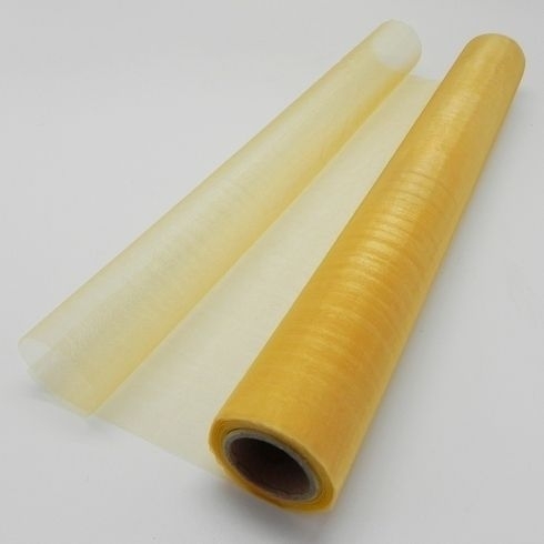 Organza š.36cm/9m zlatá
