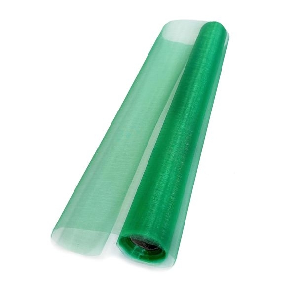 Organza š.36cm/9m tm.zelená