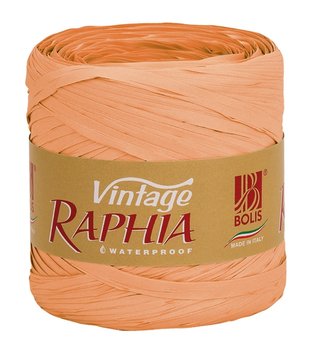 Rafia Basic 200m Vintage salmone