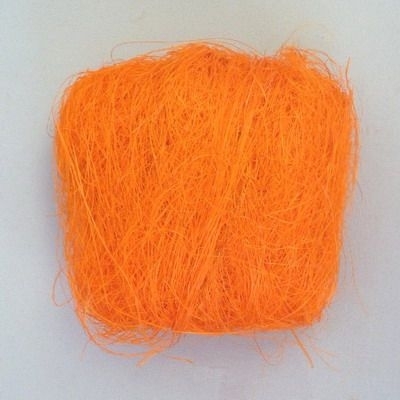 Sisal  vlákno 50g oranžová