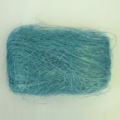 Sisal vlákno 50g tyrkys