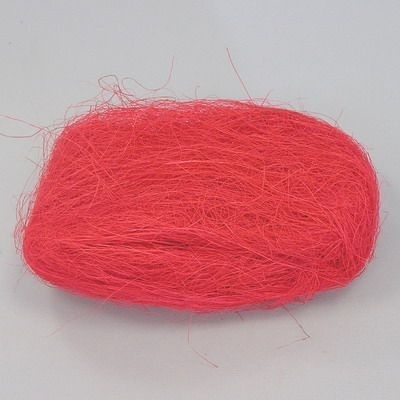 Sisal vlákno 50g červený