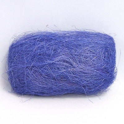 Sisal vlákno 50g modrý