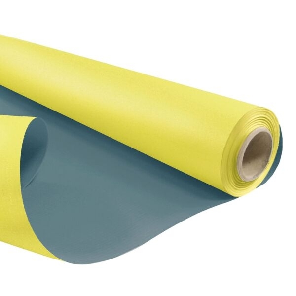 Papír kraft žlutá/šedá role 0,79x40m