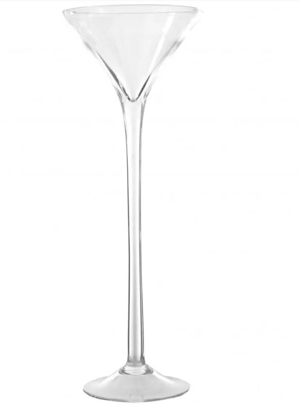 Sklo číše Martini v.40x15x12,5cm čirá