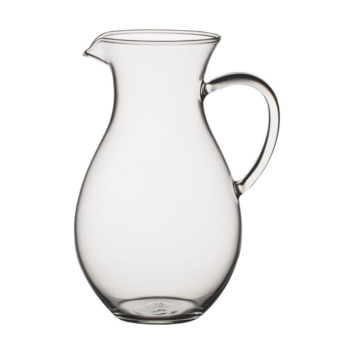 Sklo džbánek klasický v.15x8,5x7cm čirý