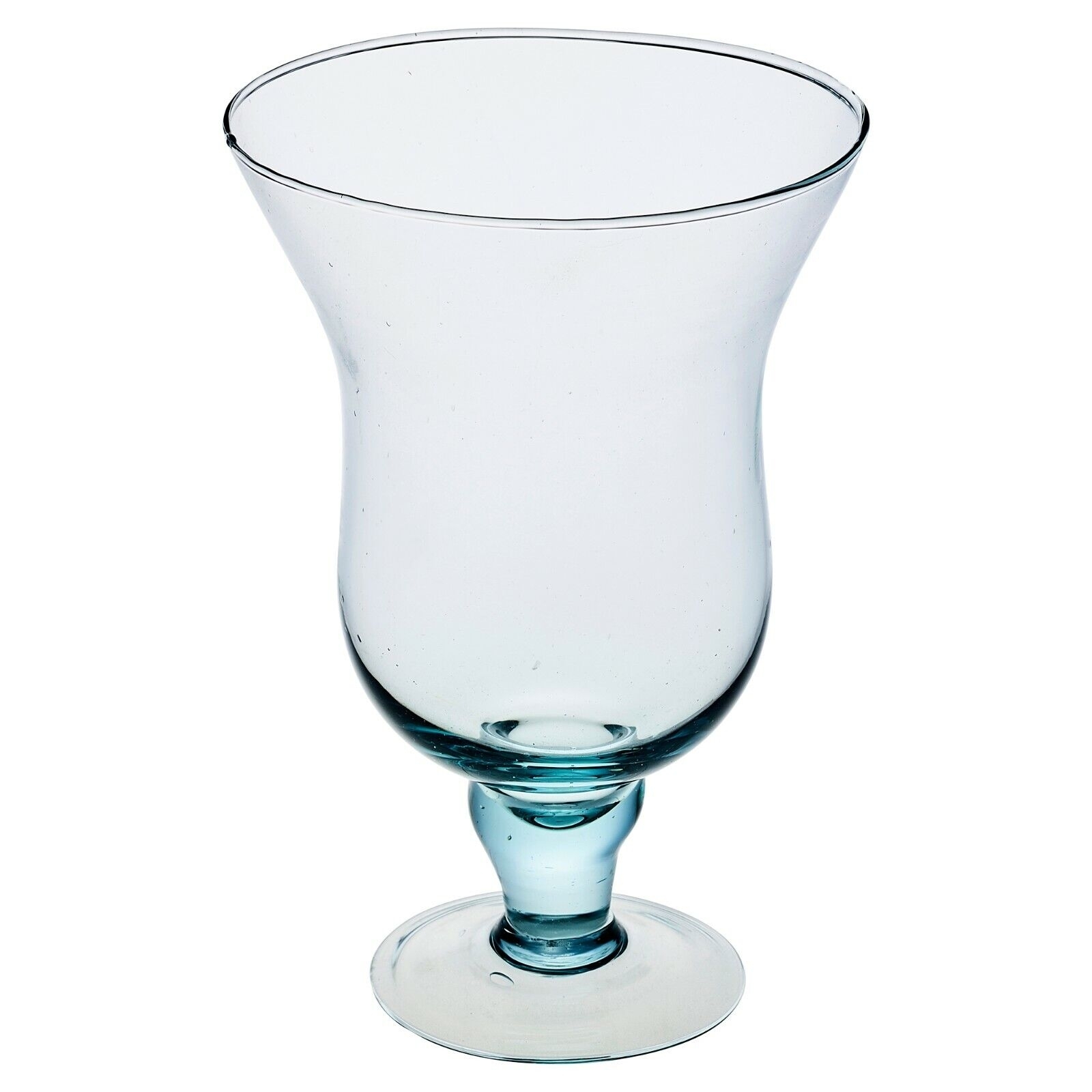 Sklo pohár blue na noze v.23x15x10,5cm II.jak.