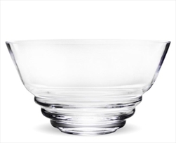 Sklo mísa vlnkaté dno pr.25x14x9cm čirá