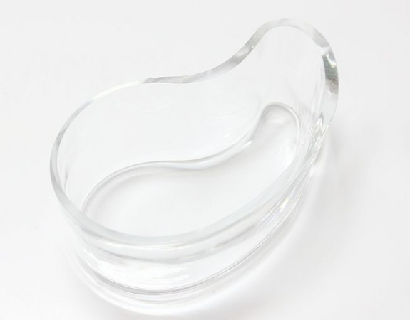 Sklo mísa slza dl.29x7cm čirá