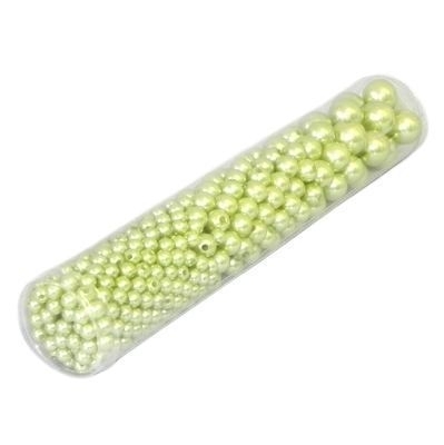 Dekoperličky pvc mix pr.8-20mm 280g sv.zelený