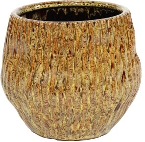 KER obal Ide Wave žlutý pr.16x14cm keramika