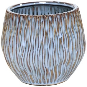 KER obal Ide Wave ledový pr.18,5x16,5cm keramika