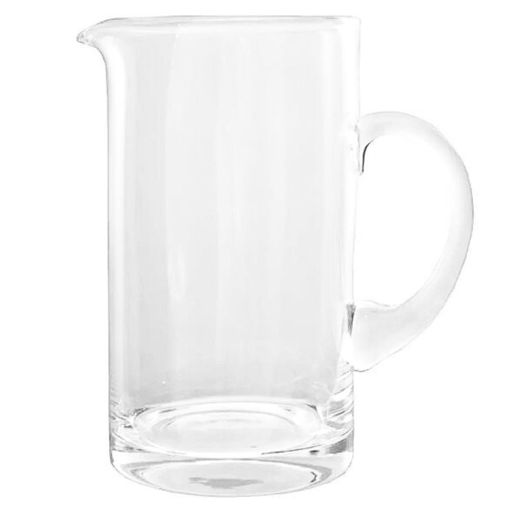 Sklo džbánek válec v.28x10cm čirý