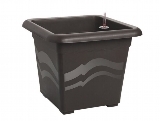 PK květináč Quattro Aqua dl.50x50x41cm hnědý samozavlažovací