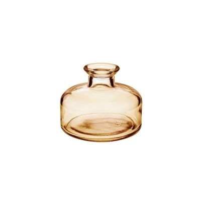 Sklo vázička pr.13,4x6,1cm čirá medová