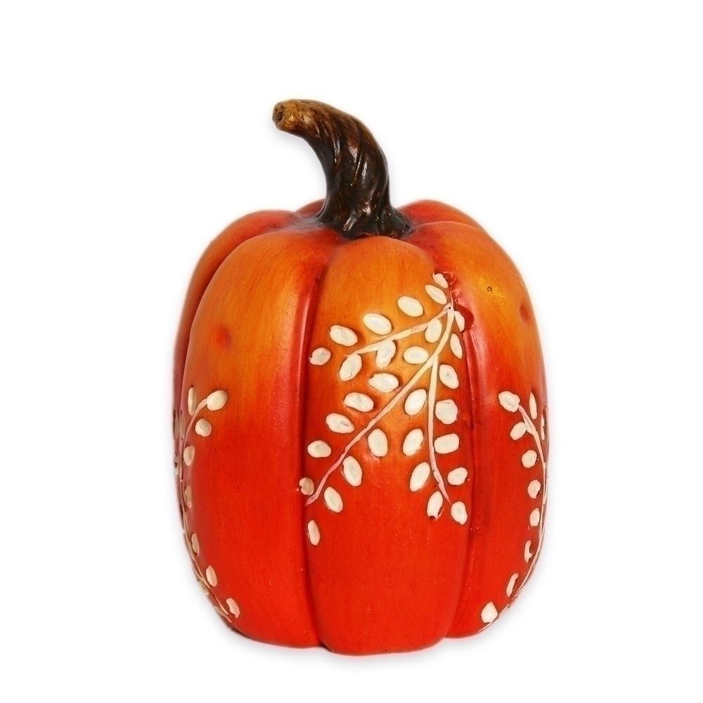 Dýně keramika v.15,8x11,7cm oranžová