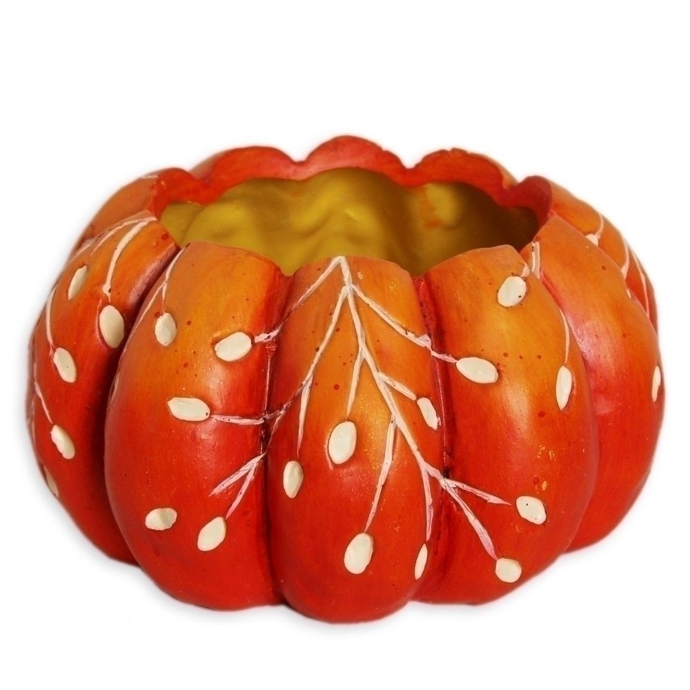 KER dýně obal keramika š.18x10cm oranžová