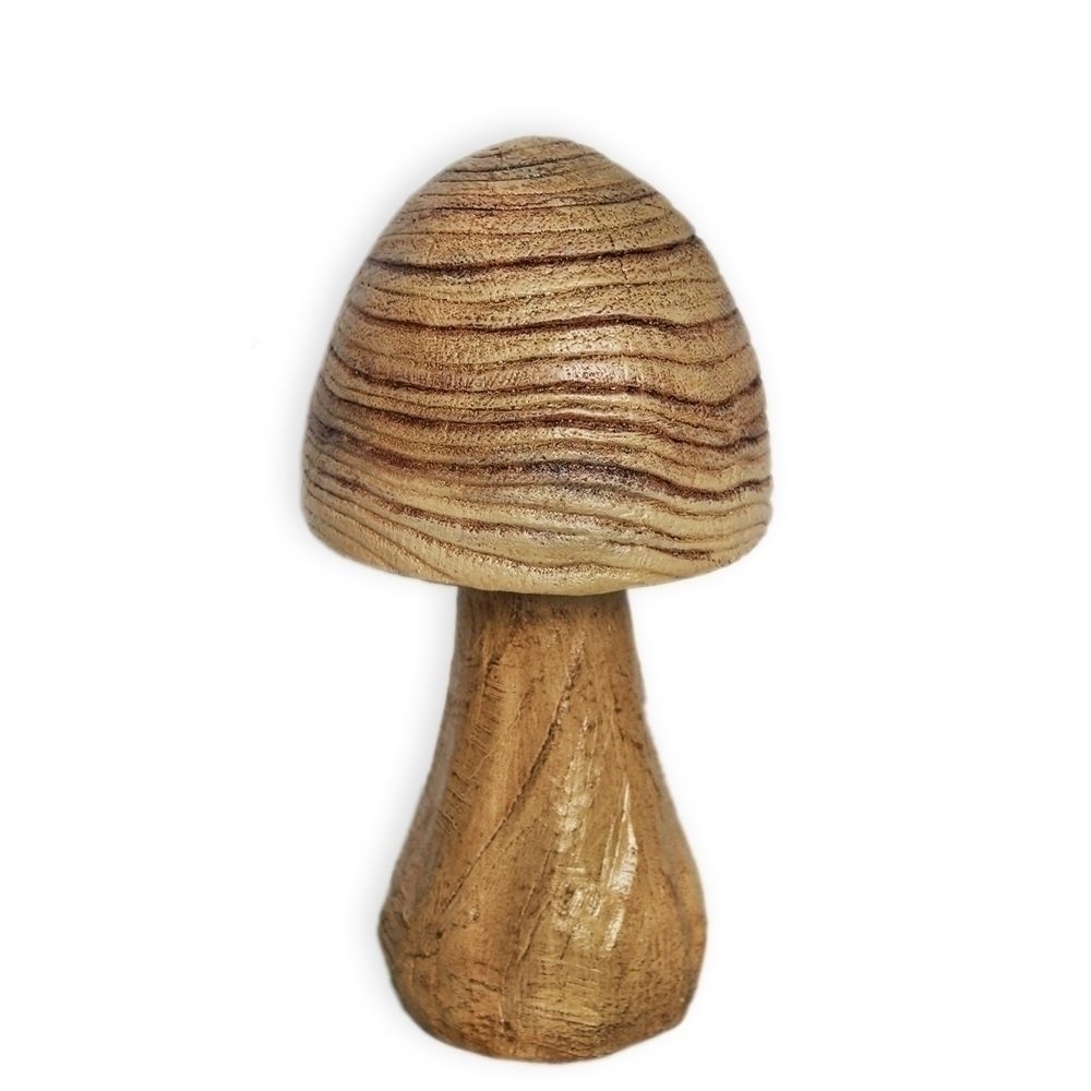 Hřib polyresin v.24,8x12,5cm hnědý