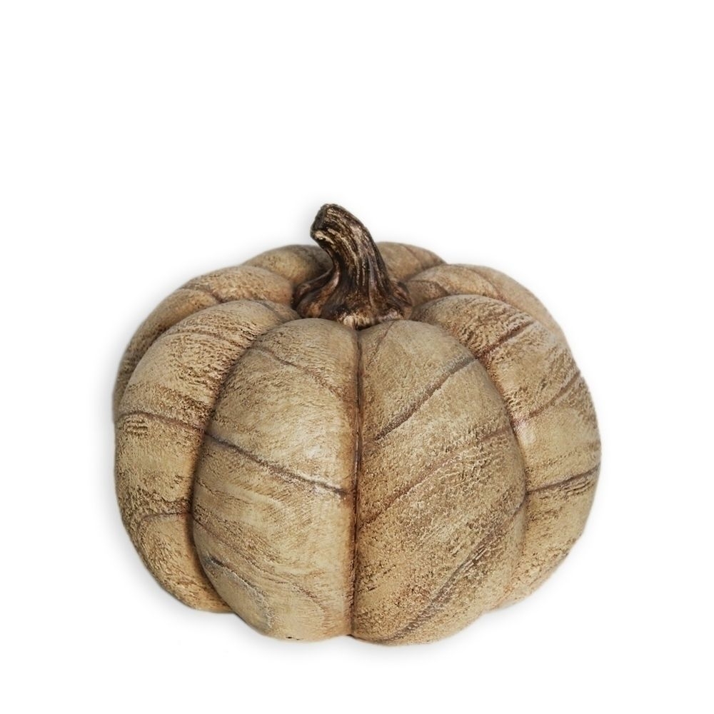 Dýně polyresin dekor dřevo š.11,3x8,5cm hnědá