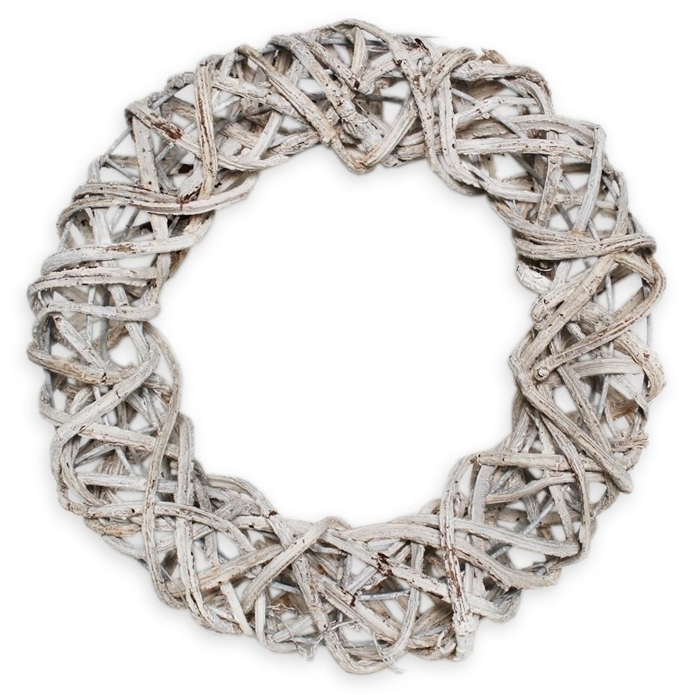 Kruh proutí pr.30x6,5cm šedý