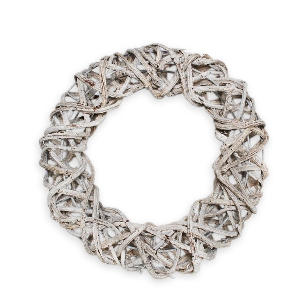 Kruh proutí pr.20x4,5cm šedý