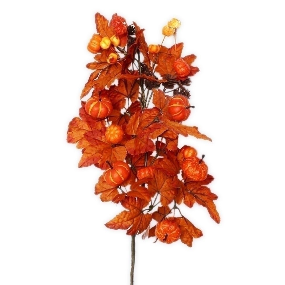 Uk větev podzim v.45cm oranžová